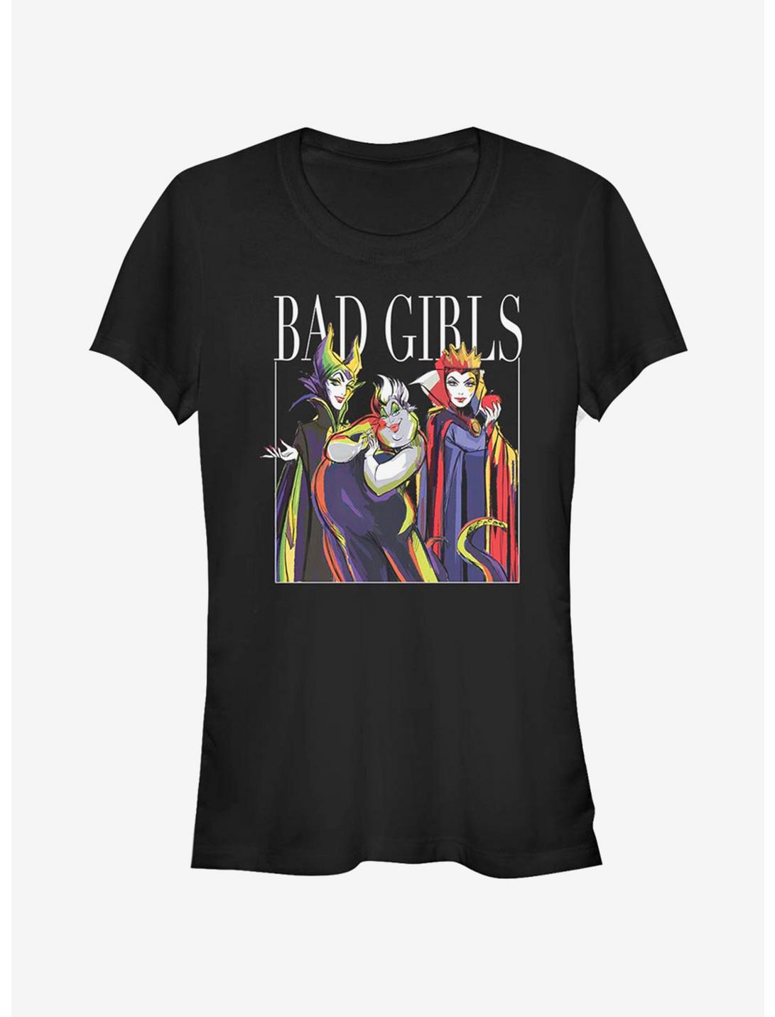Disney Villains Bad Girls Pose Girls T-Shirt, BLACK, hi-res