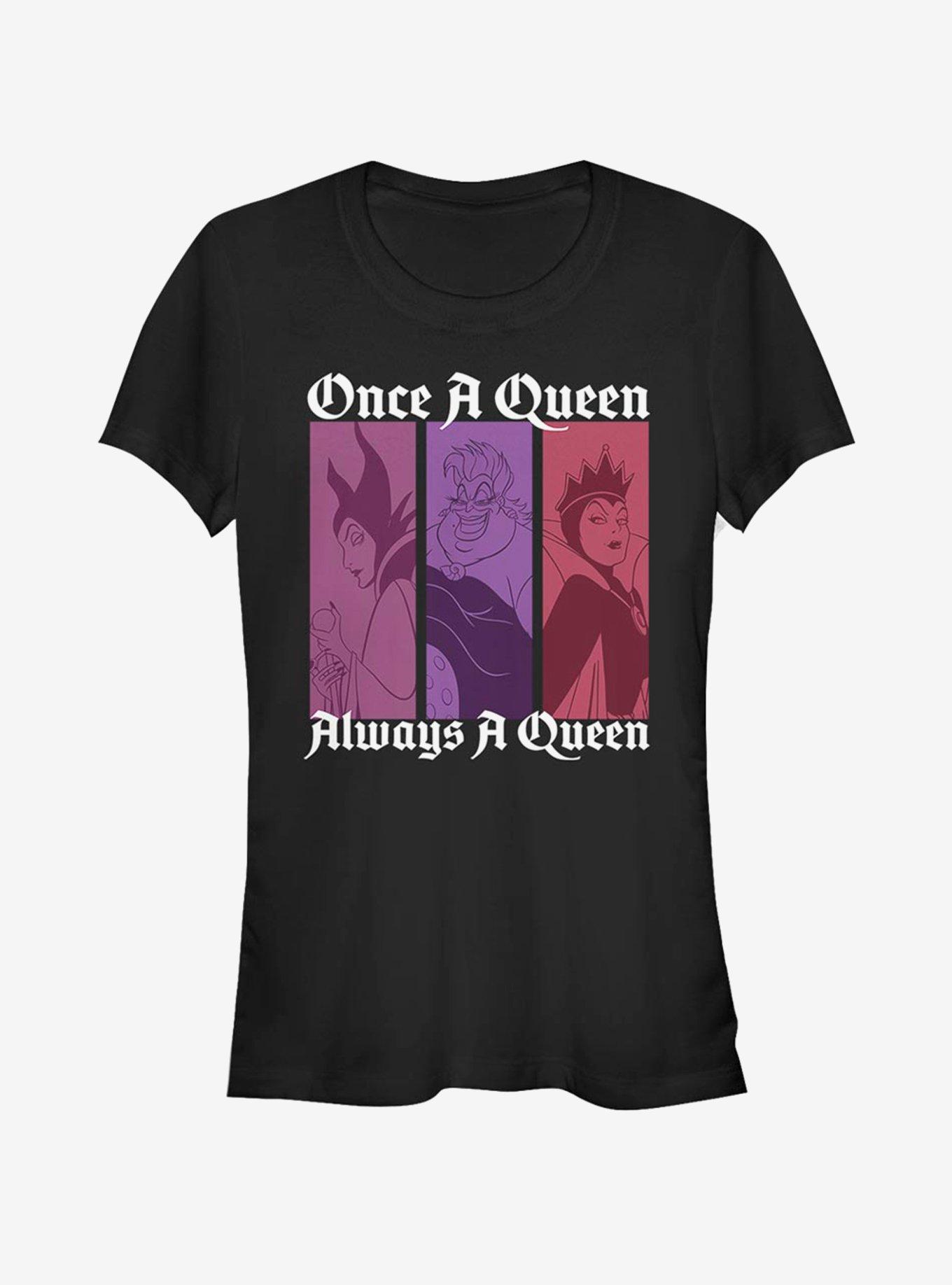 Disney Villains Queen Color Girls T-Shirt, BLACK, hi-res