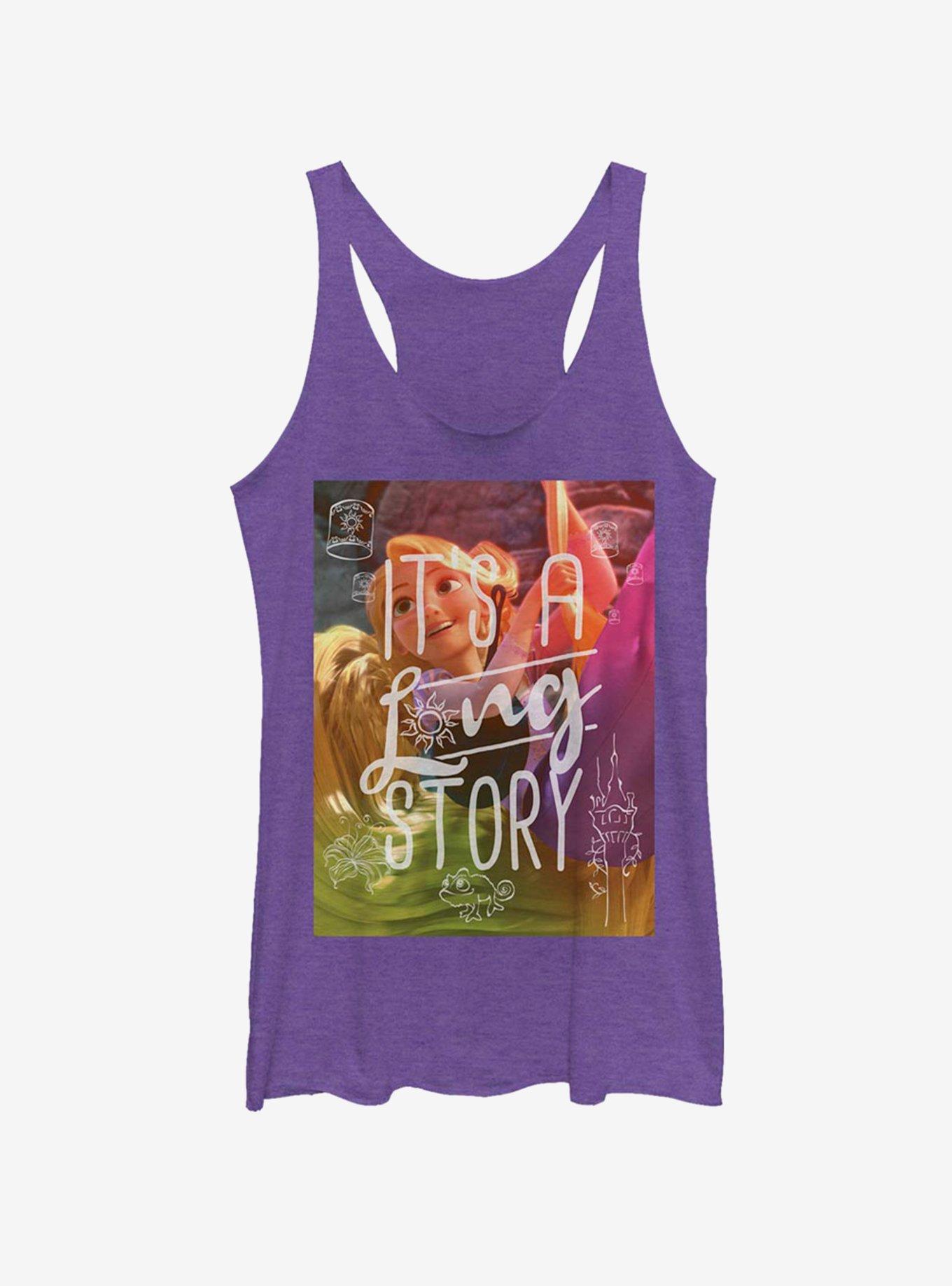 Disney Tangled Long Story Girls Tank, , hi-res