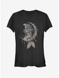 Disney The Little Mermaid In A Different Space Girls T-Shirt, BLACK, hi-res