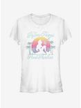 Disney The Little Mermaid Palm Ariel Girls T-Shirt, WHITE, hi-res