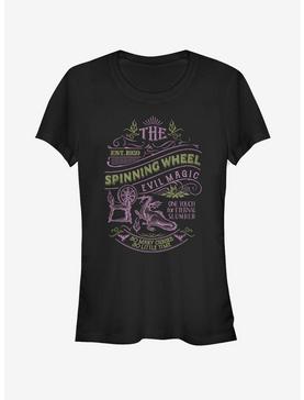 Disney Villains Maleficent Spinning Wheel Girls T-Shirt, , hi-res