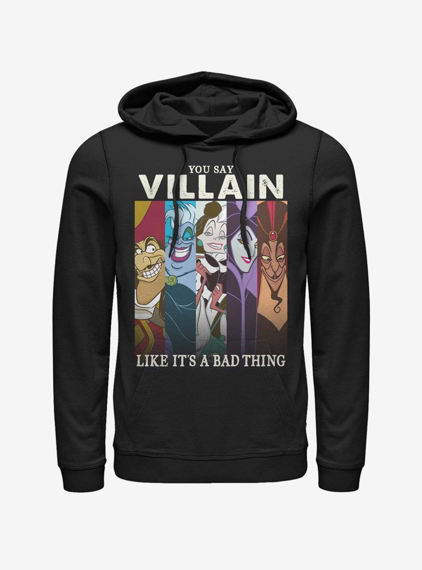 Disney Villains Villain Like Bad Hoodie, BLACK, hi-res