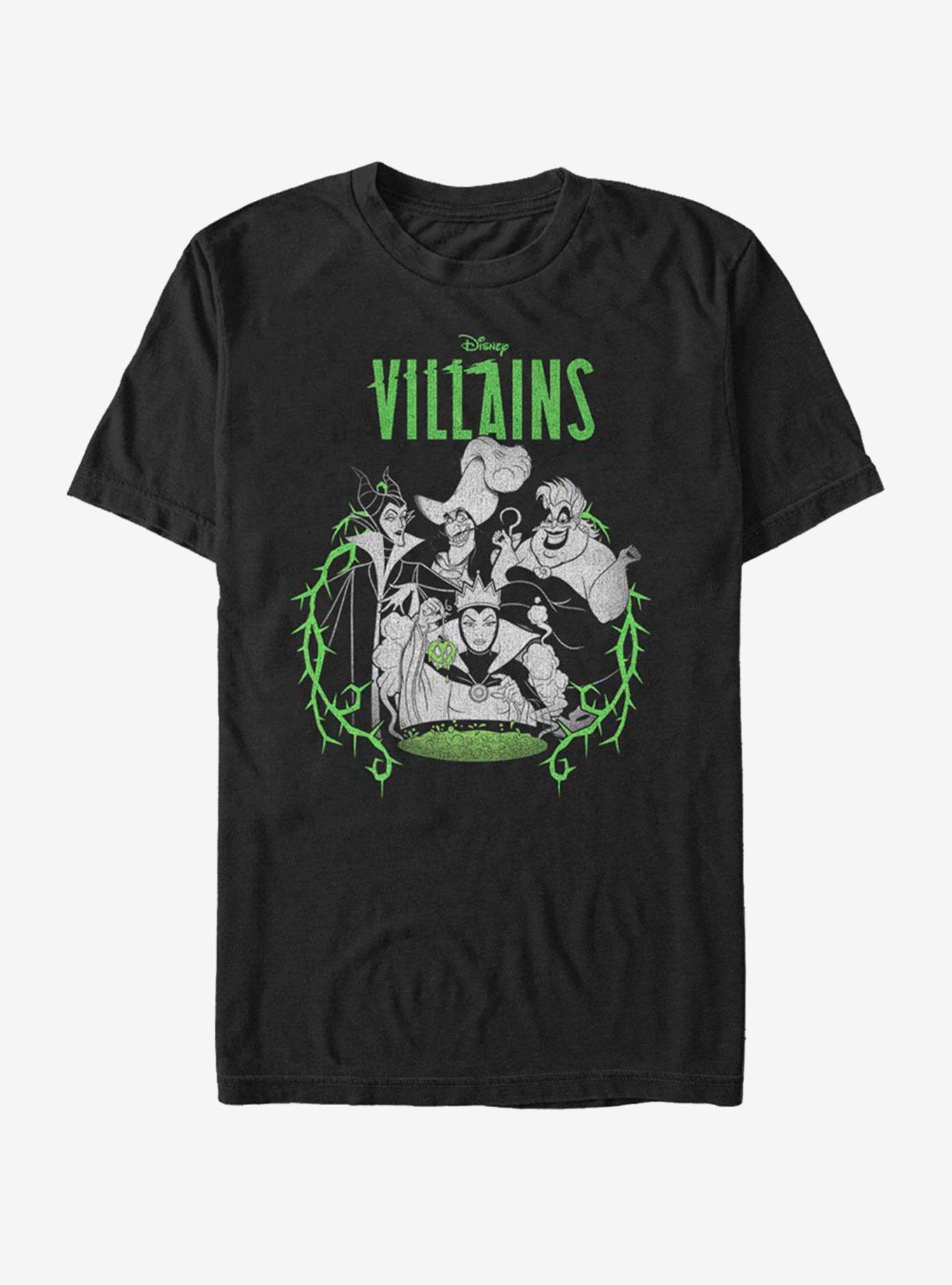 Disney Villains Villain Lockup T-Shirt, BLACK, hi-res