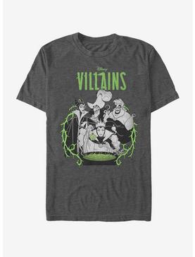 Disney Villains Villain Lockup T-Shirt, CHAR HTR, hi-res