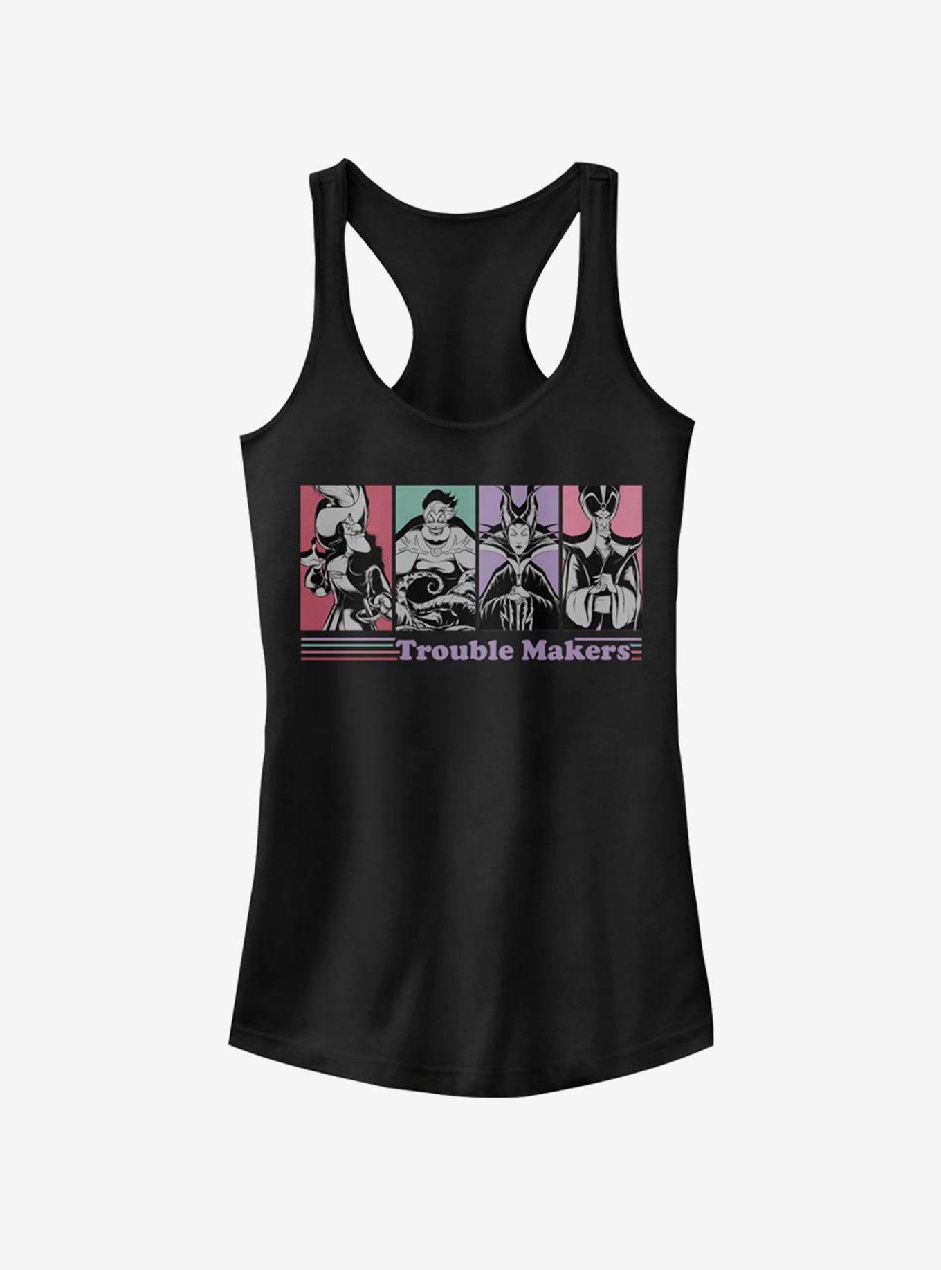 Disney Villains Trouble Maker Girls Tank, BLACK, hi-res