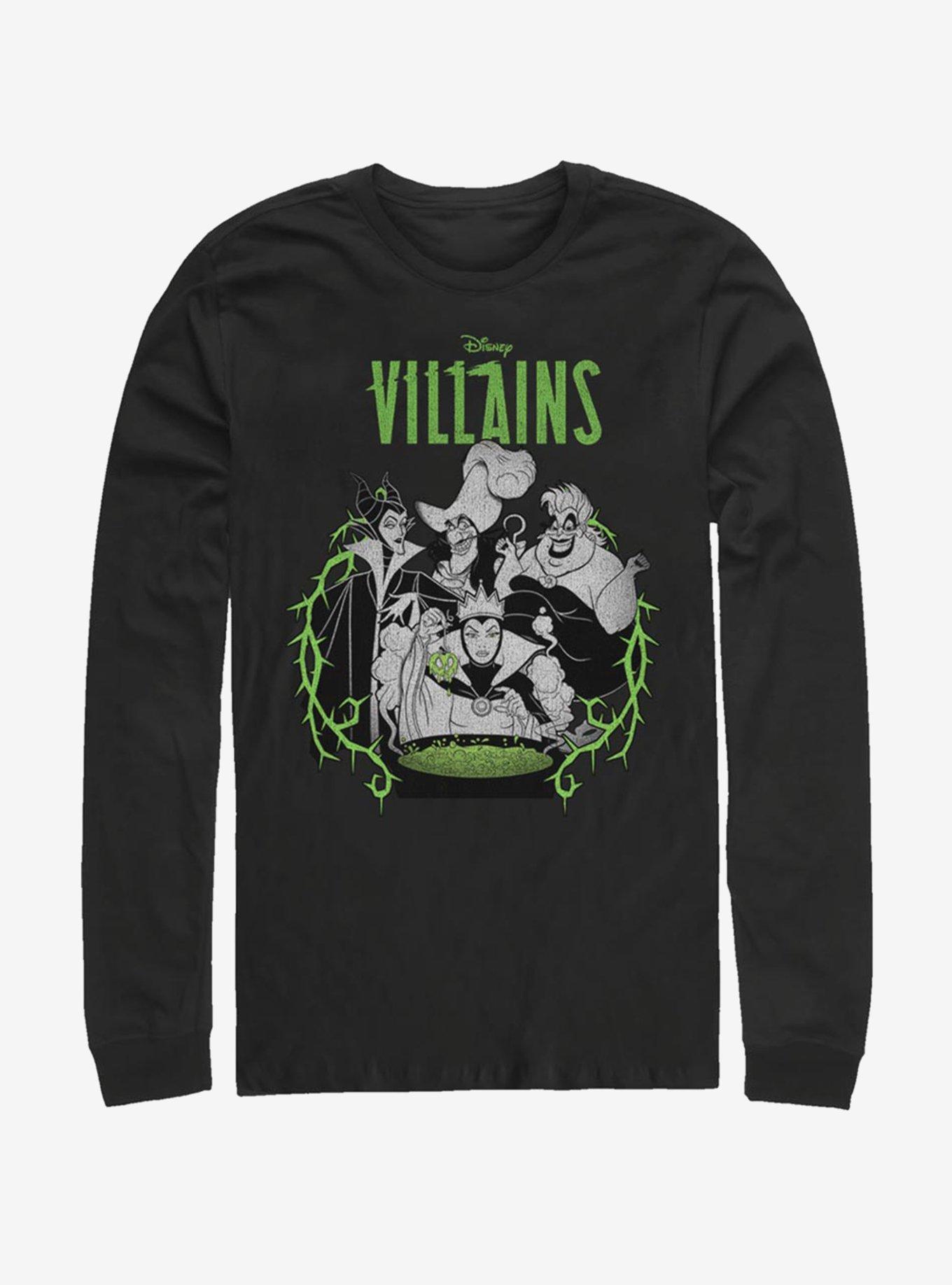 Disney Villains Villain Lockup Long-Sleeve T-Shirt, , hi-res