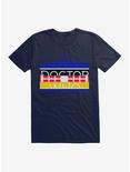 Doctor Who TARDIS Bold Script T-Shirt, MIDNIGHT NAVY, hi-res