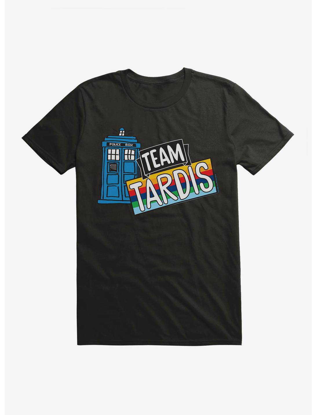 Doctor Who TARDIS Team Rainbow Banner T-Shirt, , hi-res