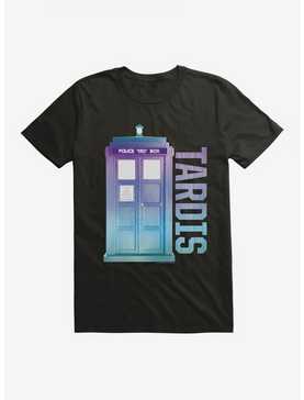 Doctor Who TARDIS Pastel Script T-Shirt, , hi-res
