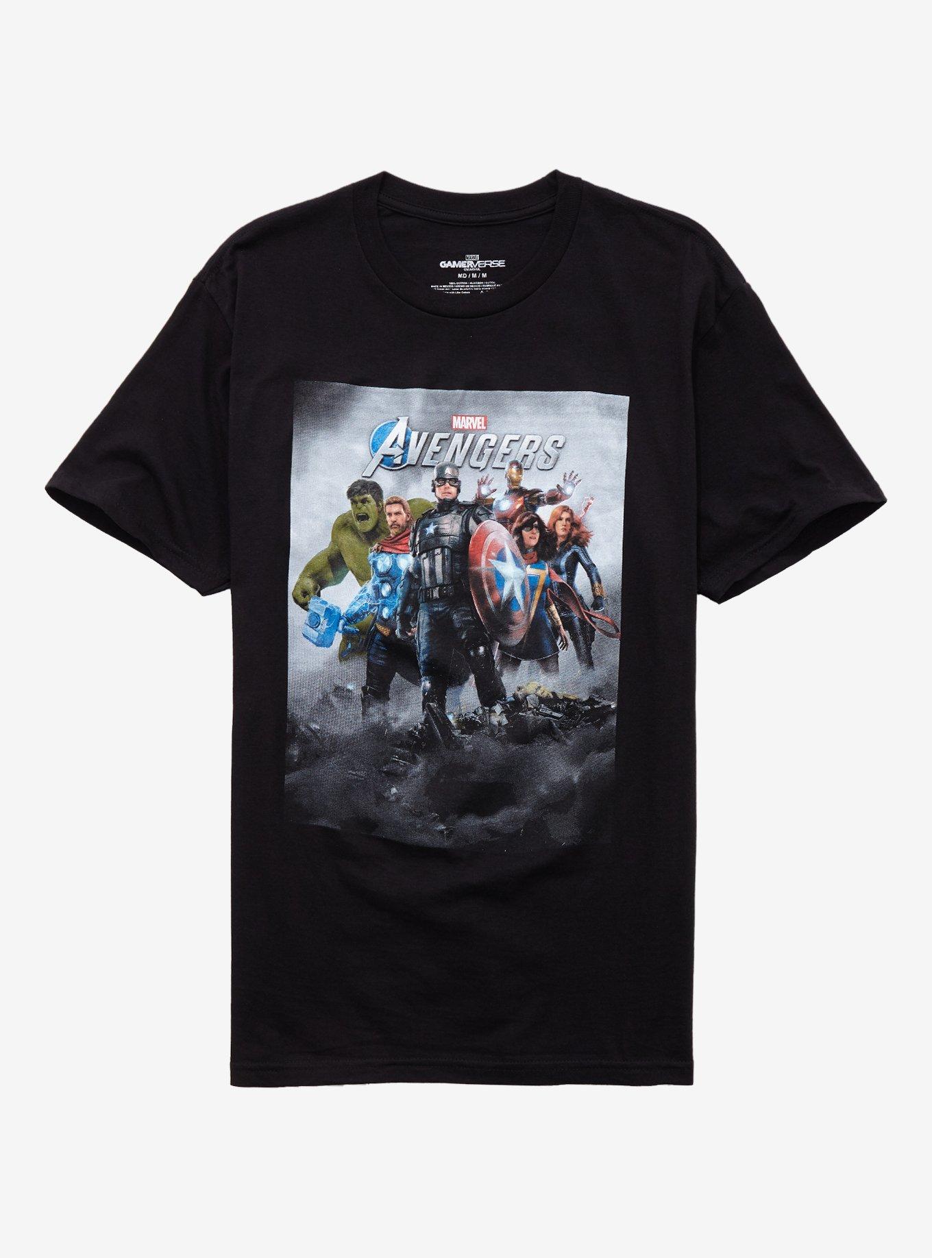 Marvel Marvel's Avengers Poster T-Shirt, BLACK, hi-res