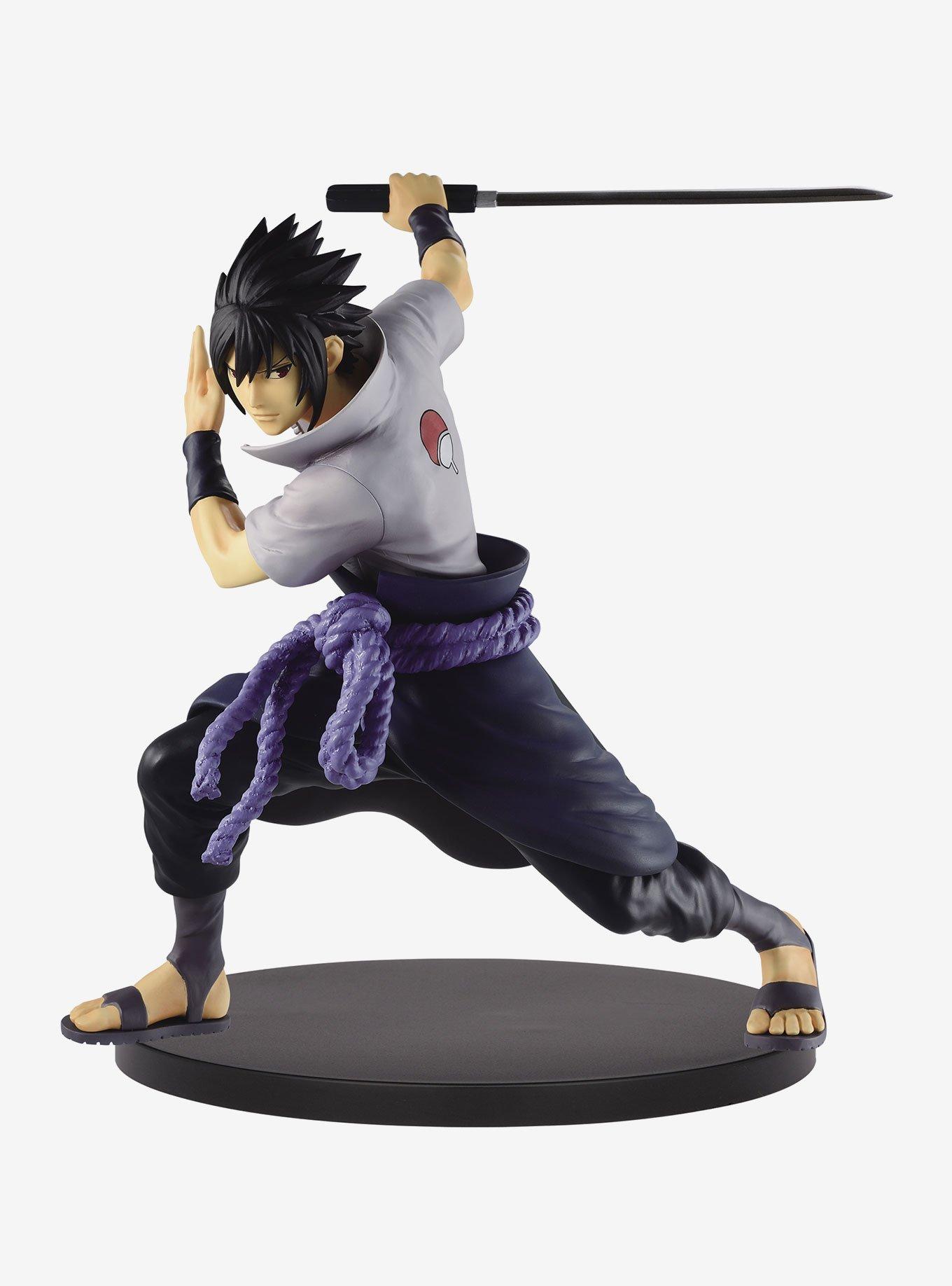 Banpresto Naruto Shippuden Vibration Stars Sasuke Uchiha (Ver.II) Collectible Figure, , hi-res