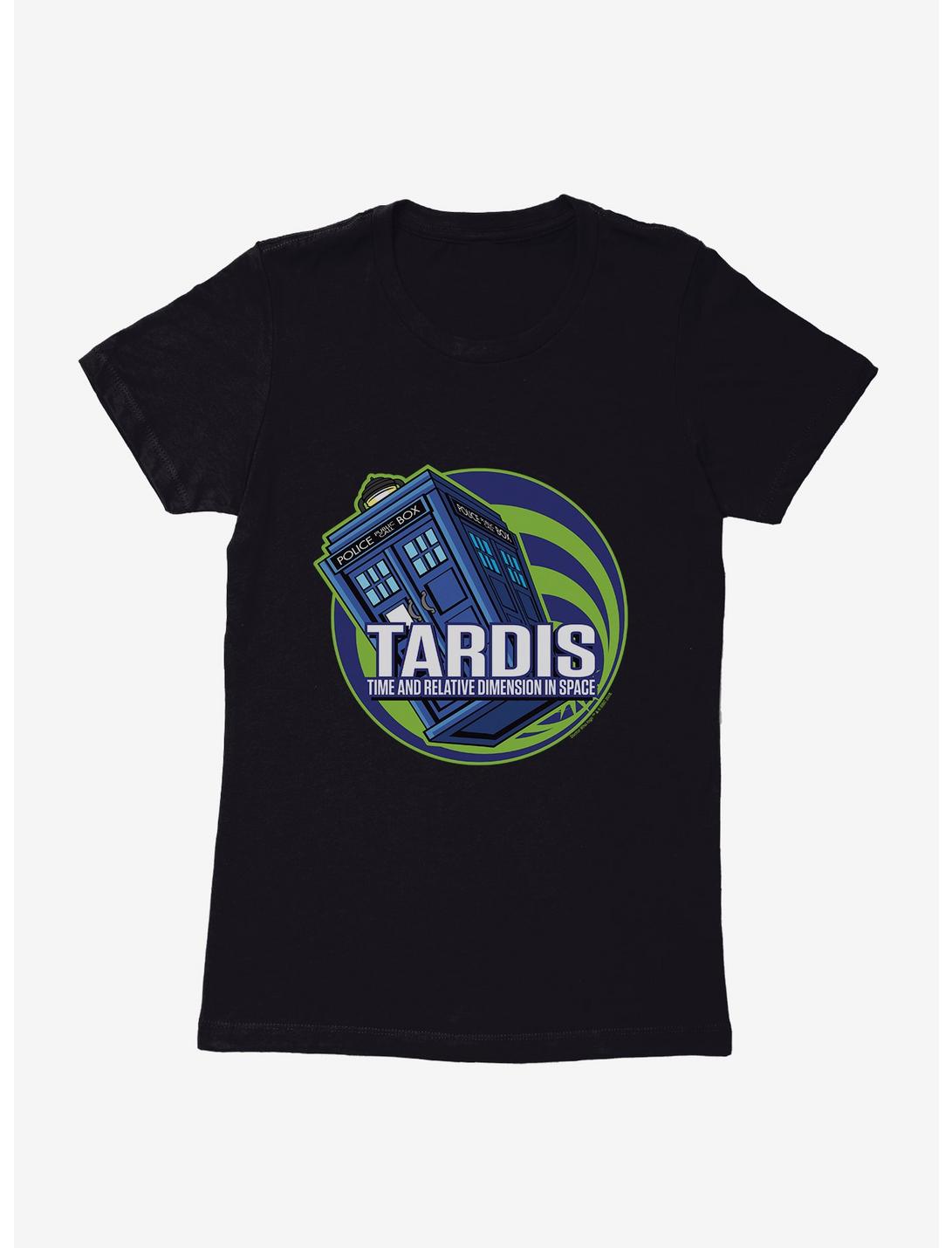Doctor Who TARDIS Acronym Script Womens T-Shirt, , hi-res