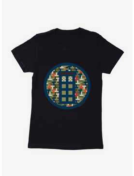 Doctor Who TARDIS Camo Pixelated Womens T-Shirt, , hi-res