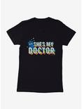Doctor Who TARDIS My Doctor Script Womens T-Shirt, BLACK, hi-res