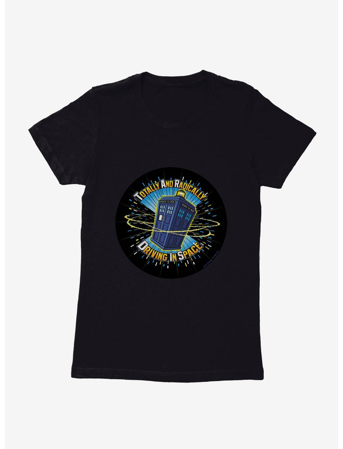 Doctor Who TARDIS Stands For Script Womens T-Shirt, BLACK, hi-res