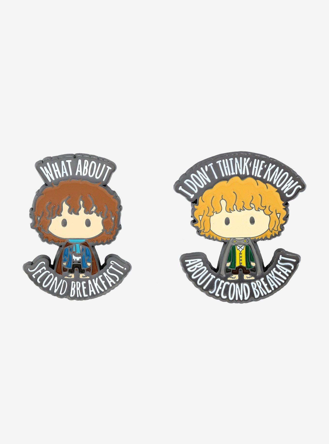The Lord of the Rings Merry & Pippin Enamel Pin Set - BoxLunch Exclusive, , hi-res