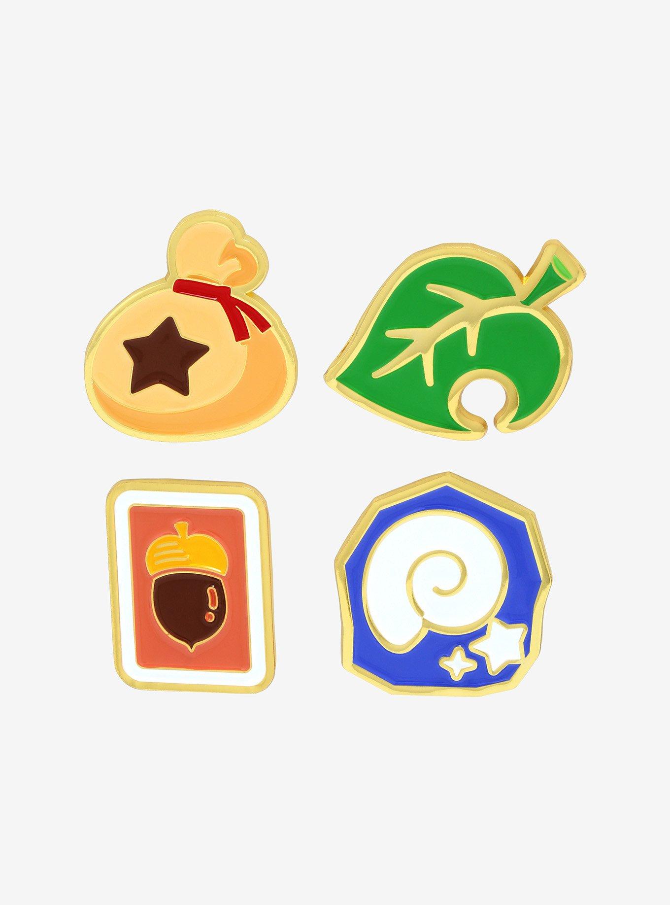 Nintendo Animal Crossing: New Horizons Icons Enamel Pin Set - BoxLunch Exclusive, , hi-res