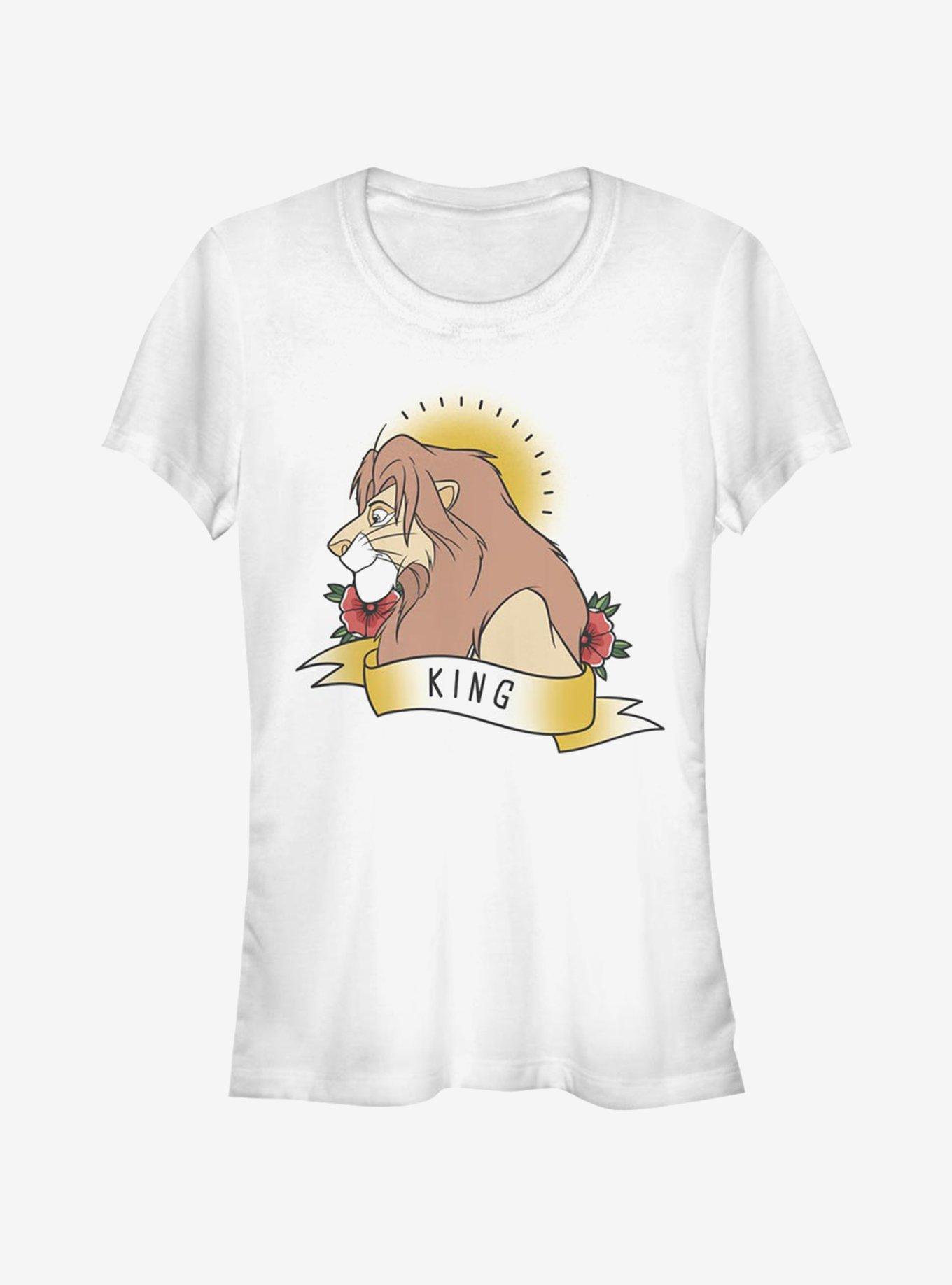 Disney The Lion King King Girls T-Shirt, WHITE, hi-res