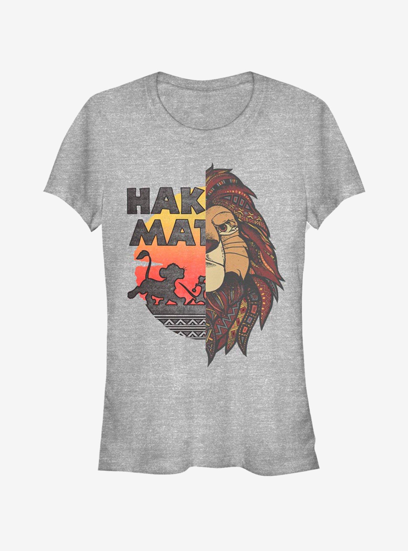 Disney The Lion King Lion Split Girls T-Shirt, ATH HTR, hi-res