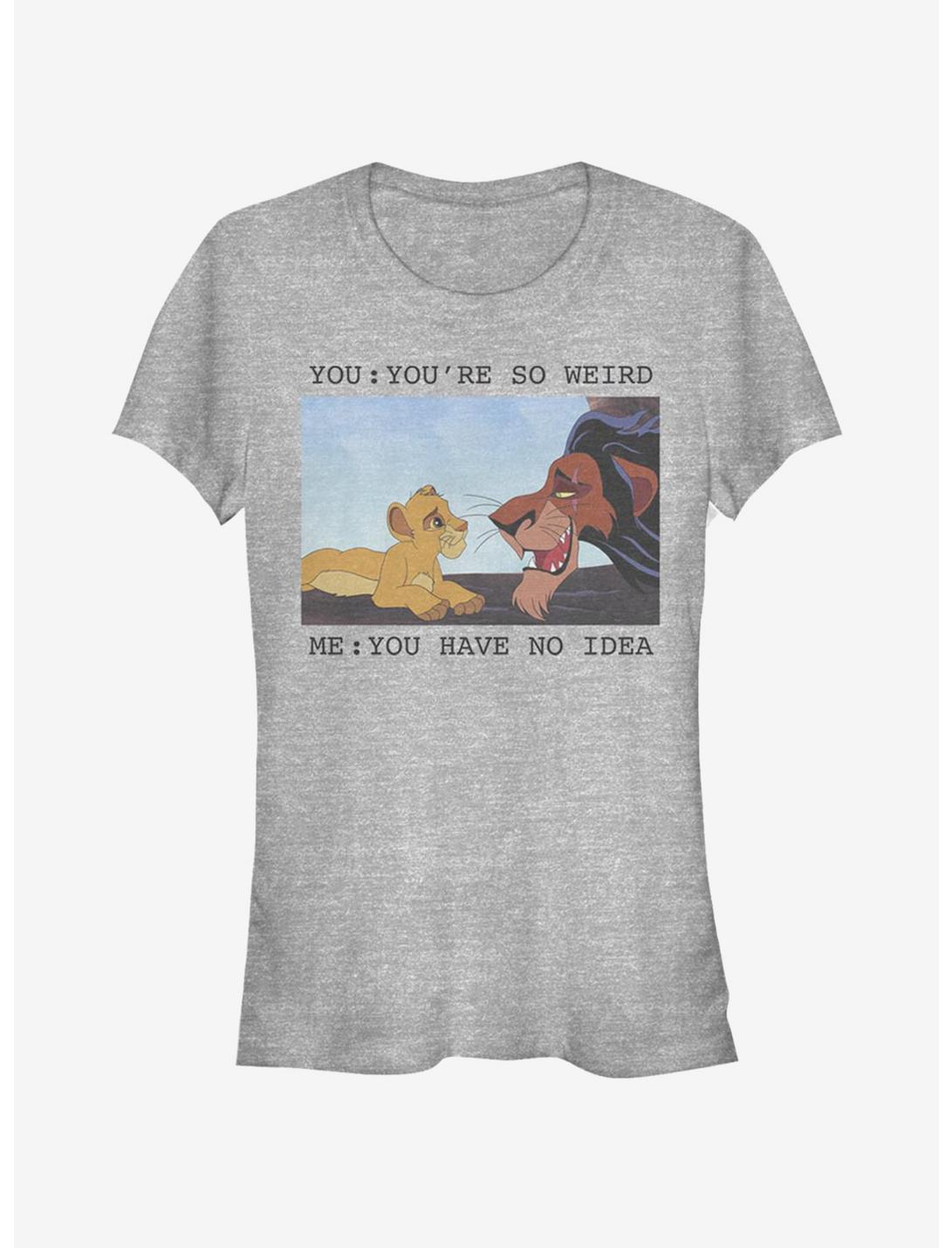 Disney The Lion King So Weird Girls T-Shirt, ATH HTR, hi-res
