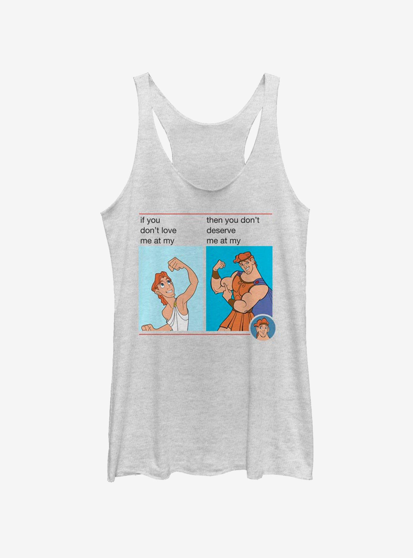 Disney Hercules Herc Meme Girls Tank, WHITE HTR, hi-res