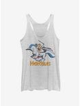 Disney Hercules Woodcut Herc Girls Tank, WHITE HTR, hi-res
