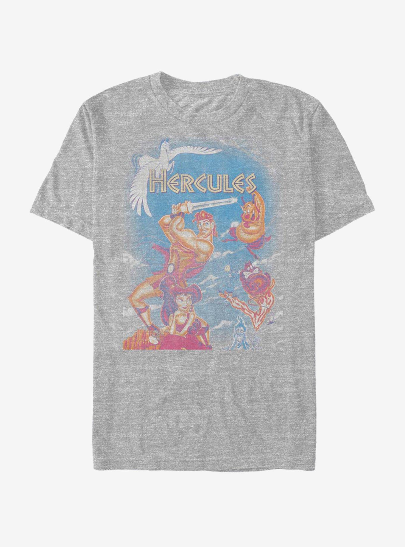 Disney Hercules Hercules Box Fade T-Shirt, ATH HTR, hi-res