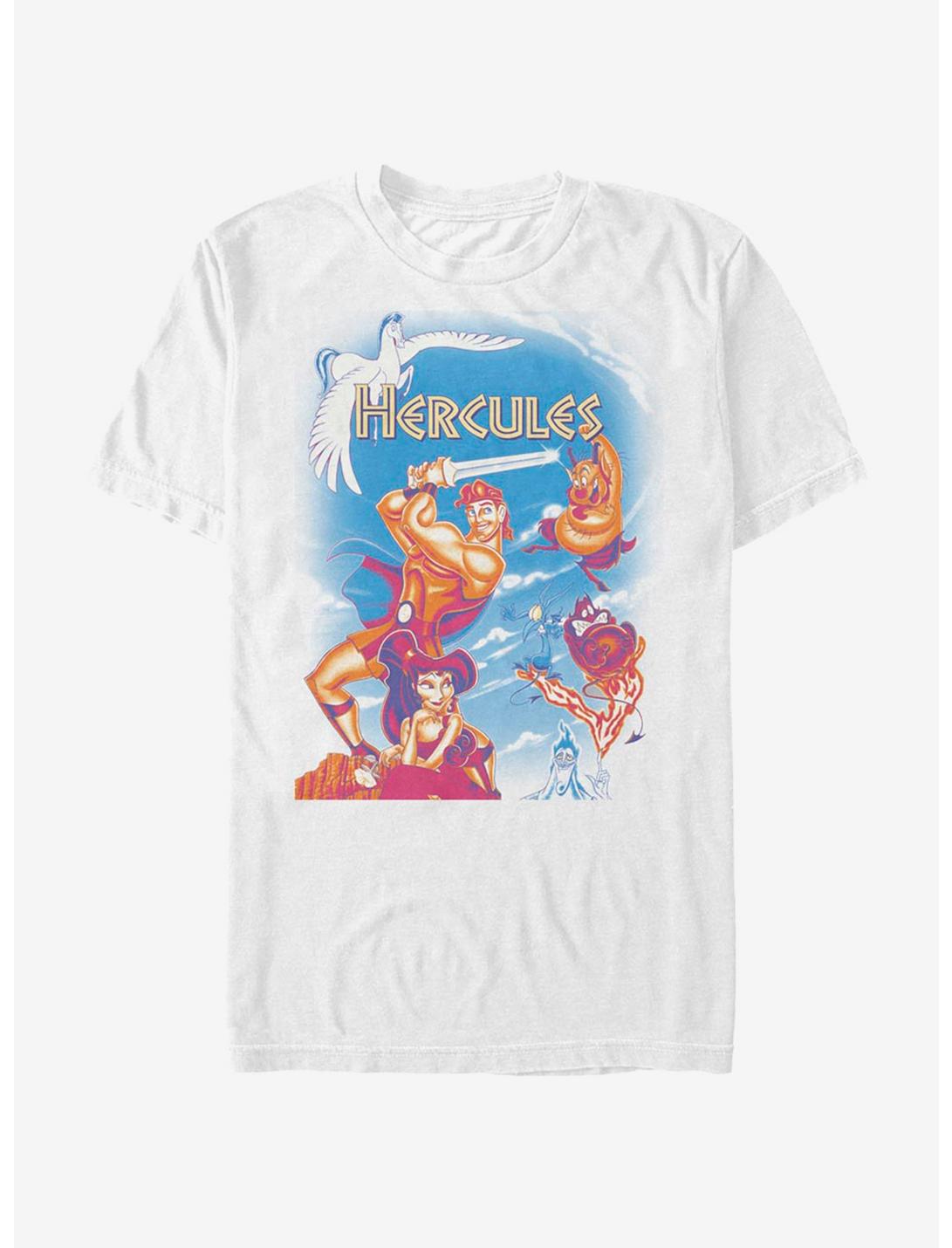 Disney Hercules Hercules Box Fade T-Shirt, WHITE, hi-res