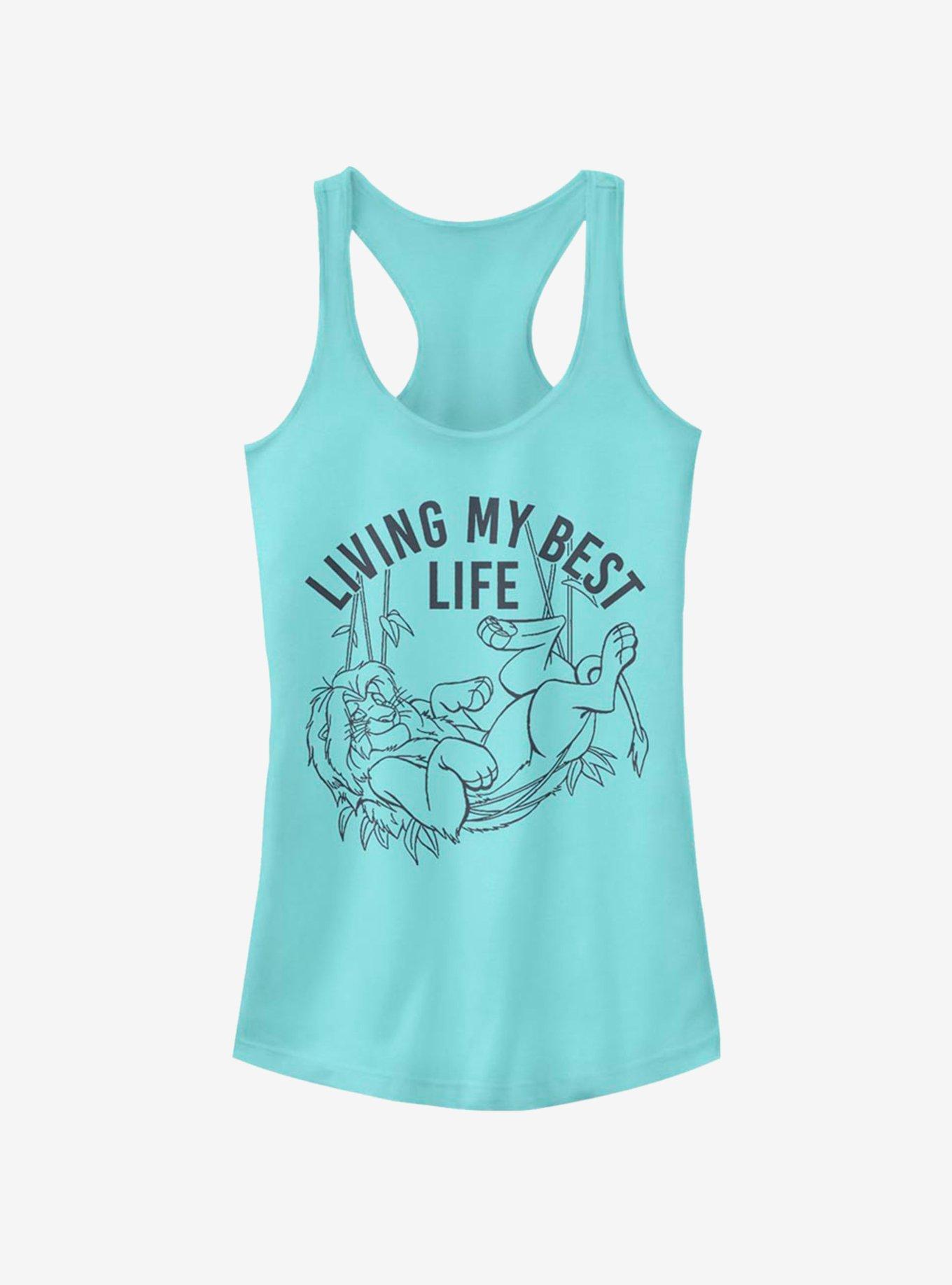 Disney The Lion King Living My Best Life Girls Tank, CANCUN, hi-res