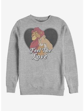 Disney The Lion King Feel The Love Crew Sweatshirt, , hi-res