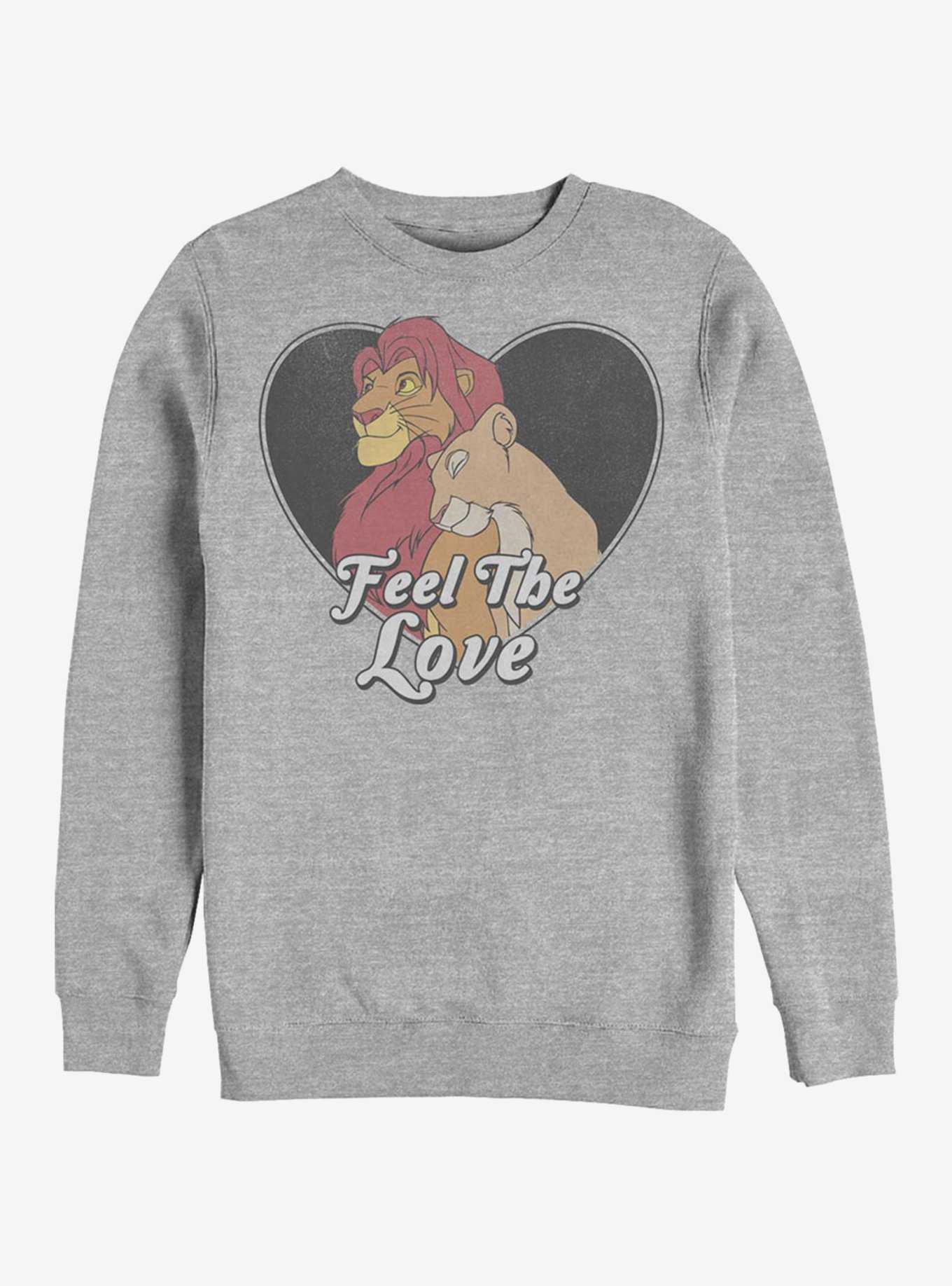 Disney The Lion King Feel The Love Crew Sweatshirt, , hi-res