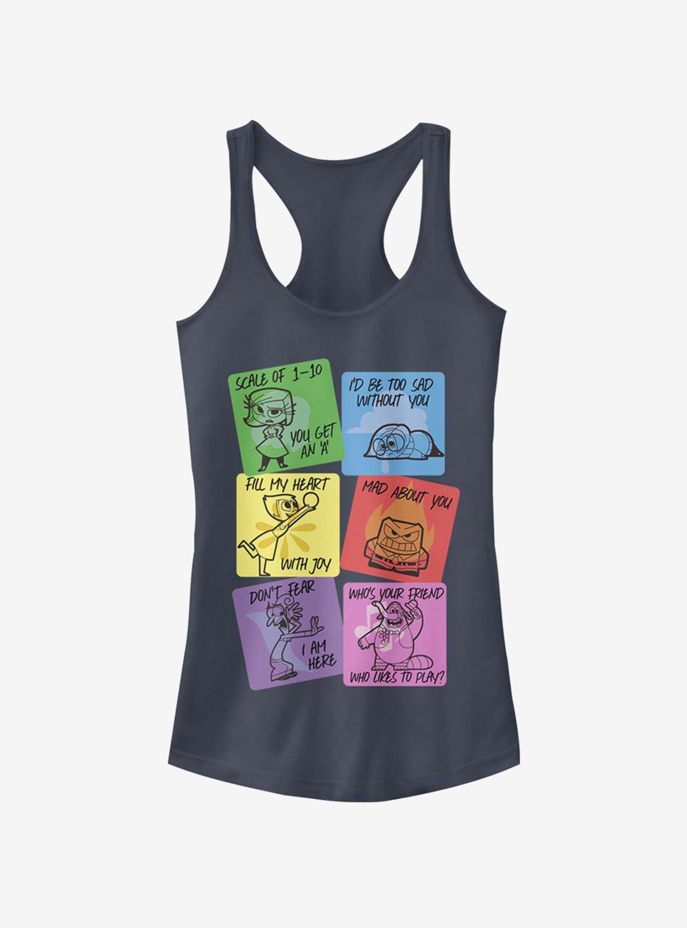 Disney Pixar Inside Out V-Day Cards Girls Tank, INDIGO, hi-res