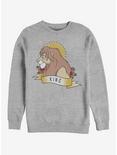 Disney The Lion King King Crew Sweatshirt, ATH HTR, hi-res