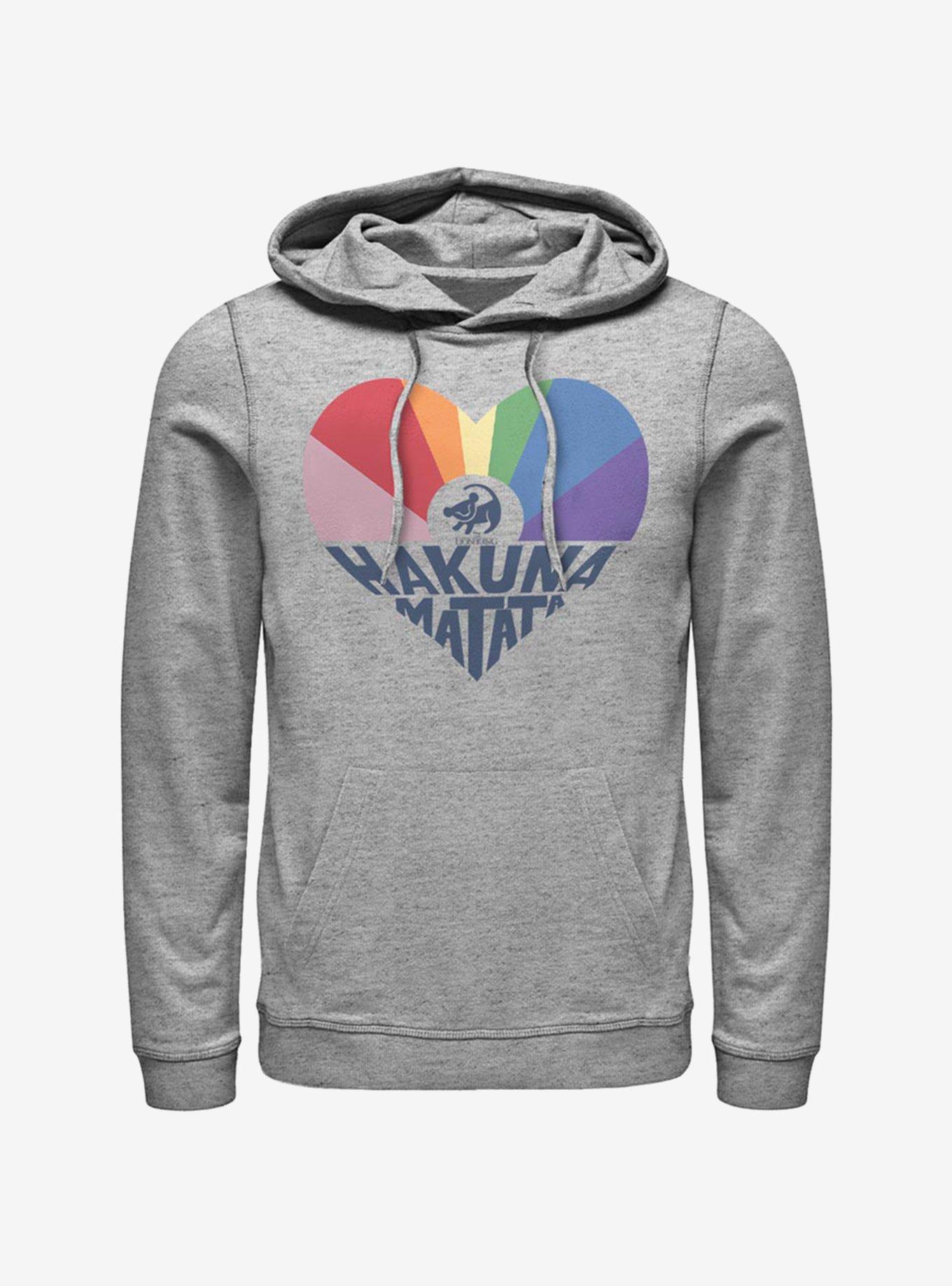 Disney The Lion King Hakuna Rainbow Hoodie, ATH HTR, hi-res