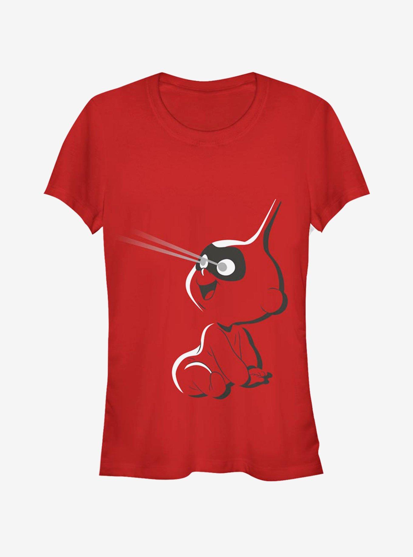 Disney Pixar The Incredibles Laser Burn Girls T-Shirt, RED, hi-res