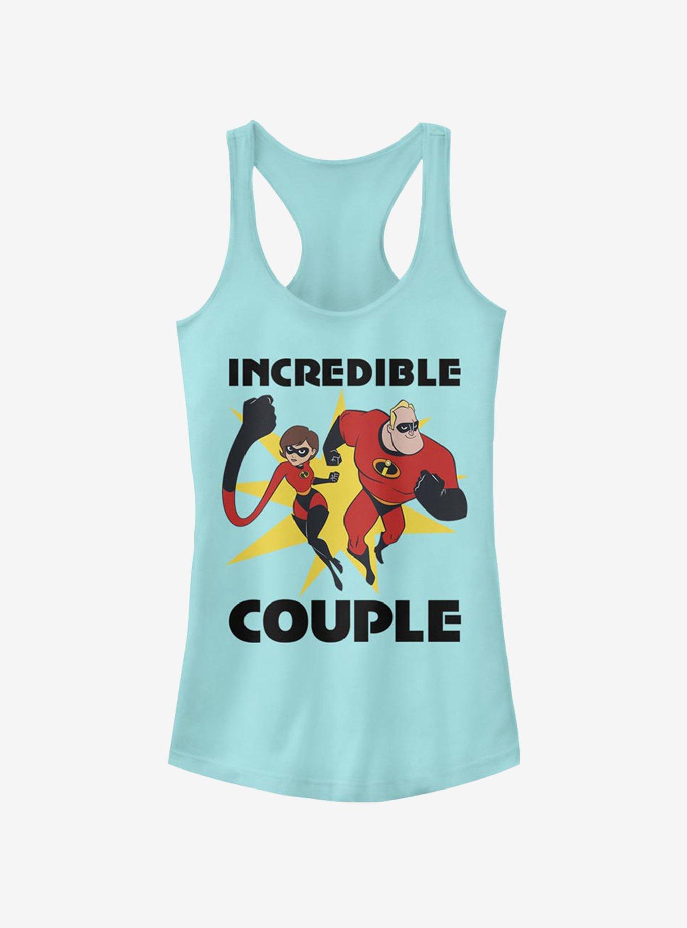 Disney Pixar The Incredibles Incredible Couple Girls Tank
