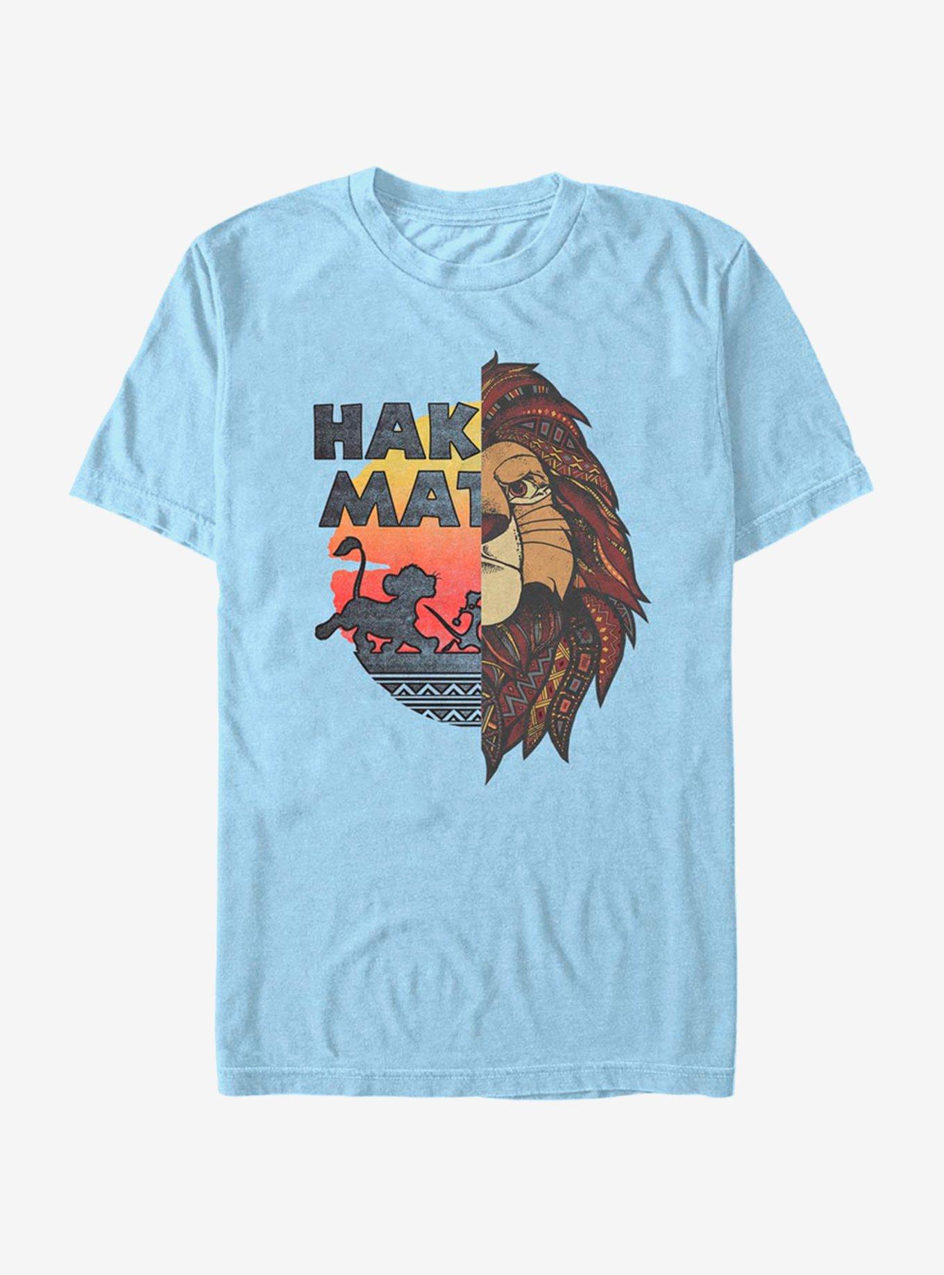 Disney The Lion King Lion Split T-Shirt, LT BLUE, hi-res