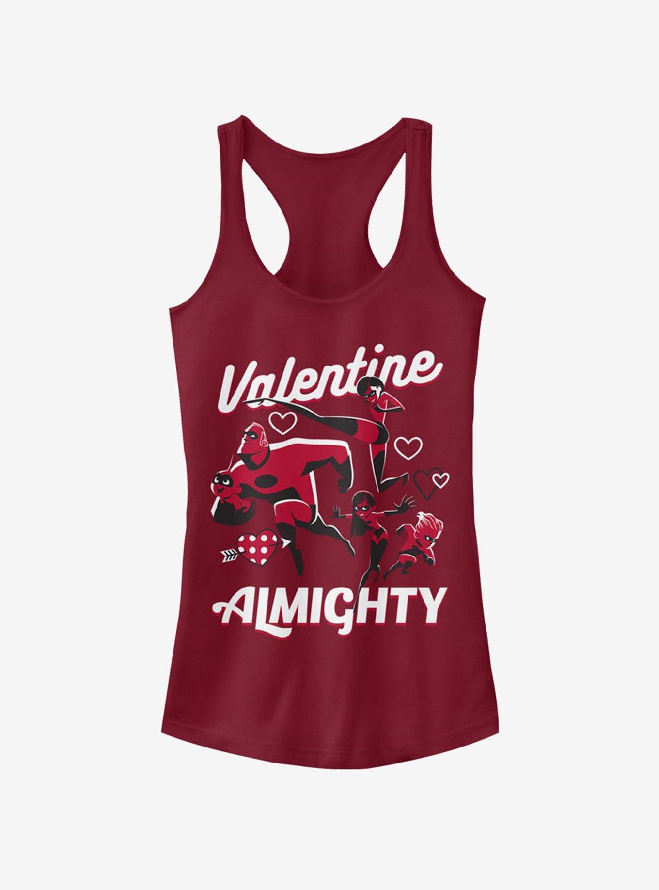 Disney Pixar The Incredibles Valentine Almighty Girls Tank, , hi-res