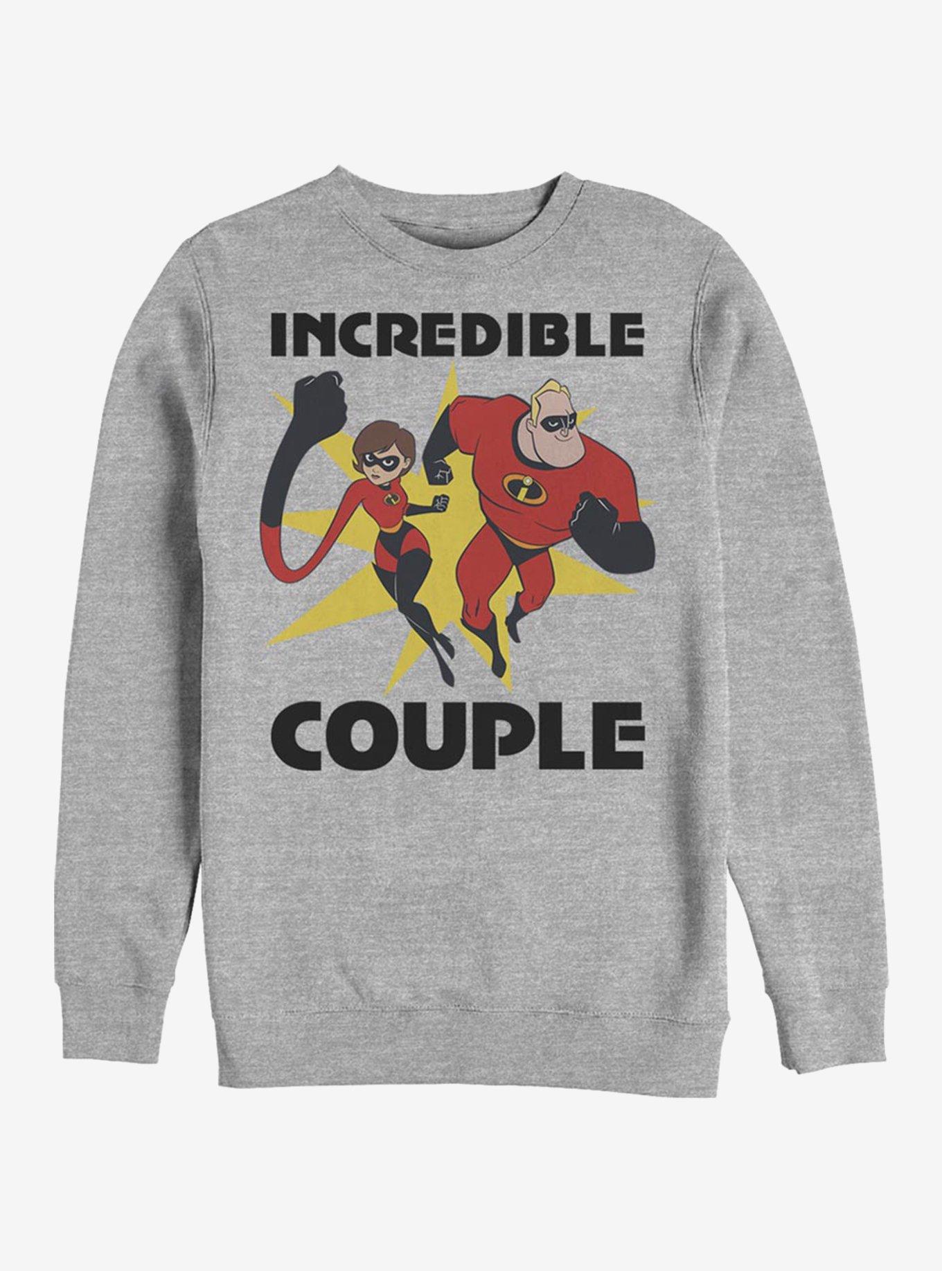 Disney Pixar The Incredibles Incredible Couple Crew Sweatshirt, , hi-res