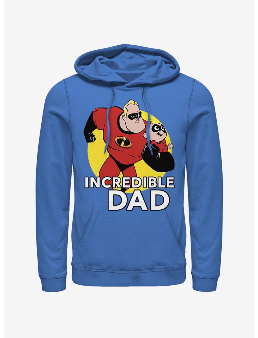 Disney Pixar The Incredibles Best Father Hoodie, ROYAL, hi-res