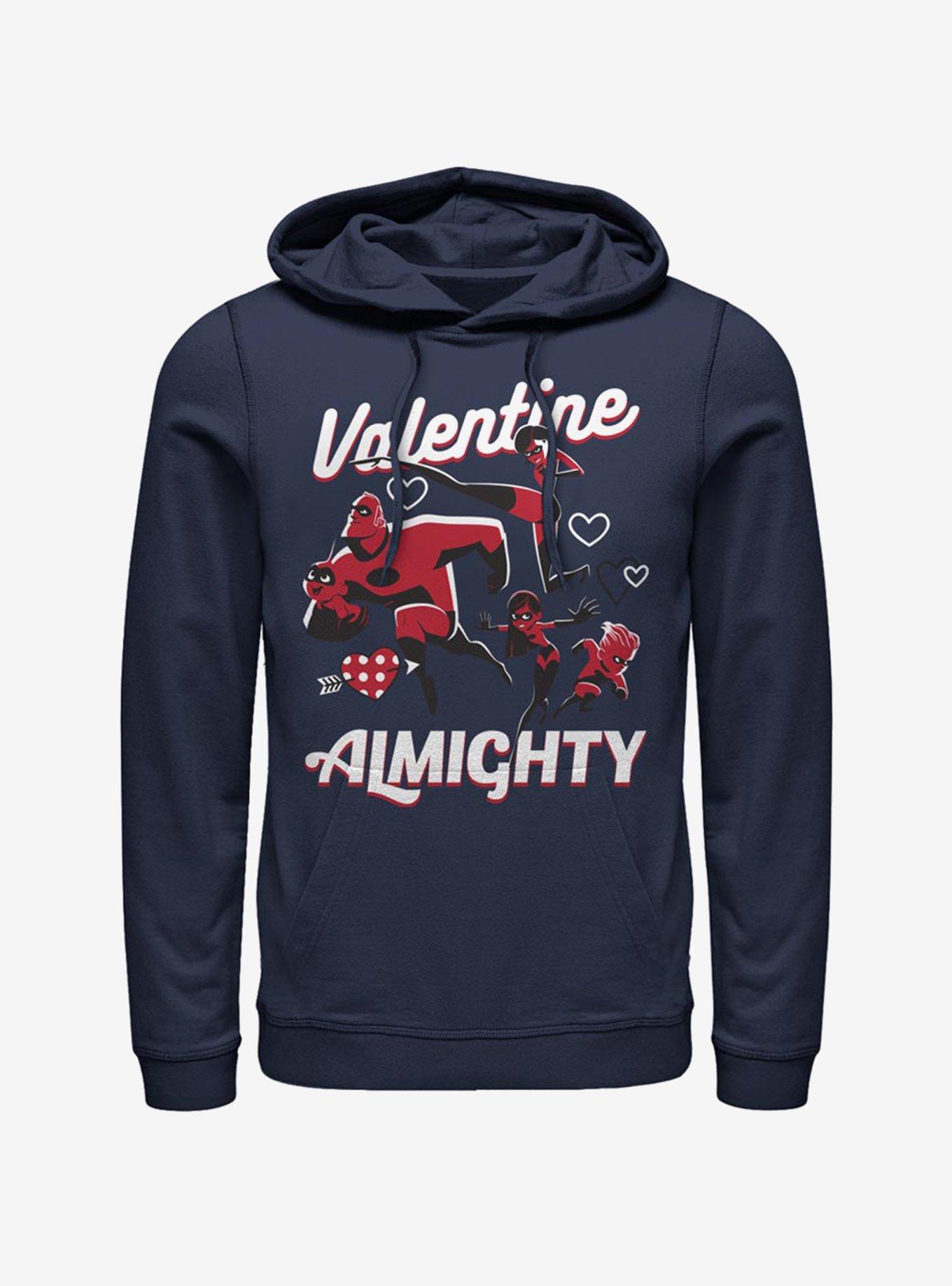 Disney Pixar The Incredibles Valentine Almighty Hoodie, NAVY, hi-res