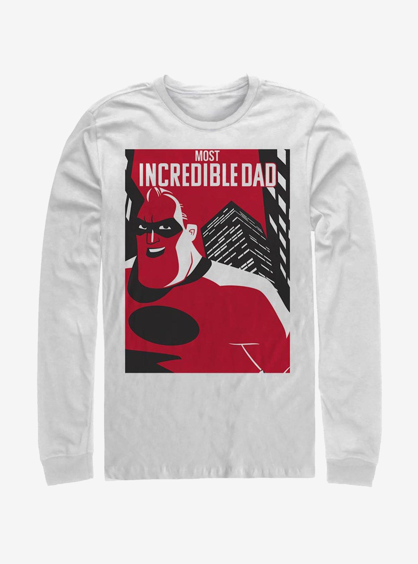 Disney Pixar The Incredibles Dad Poster Long-Sleeve T-Shirt, , hi-res