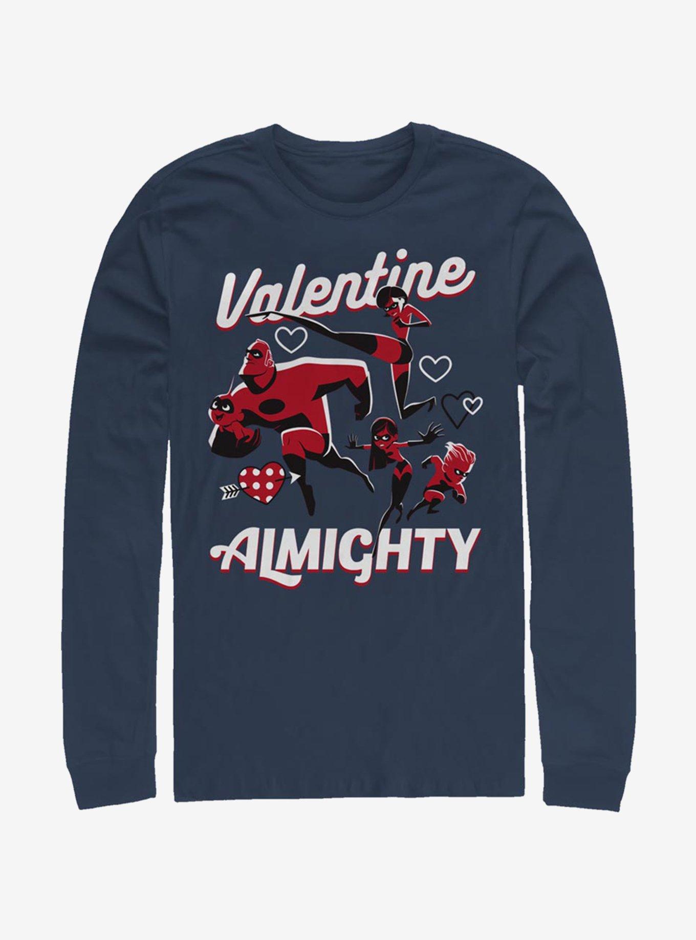 Disney Pixar The Incredibles Valentine Almighty Long-Sleeve T-Shirt, , hi-res