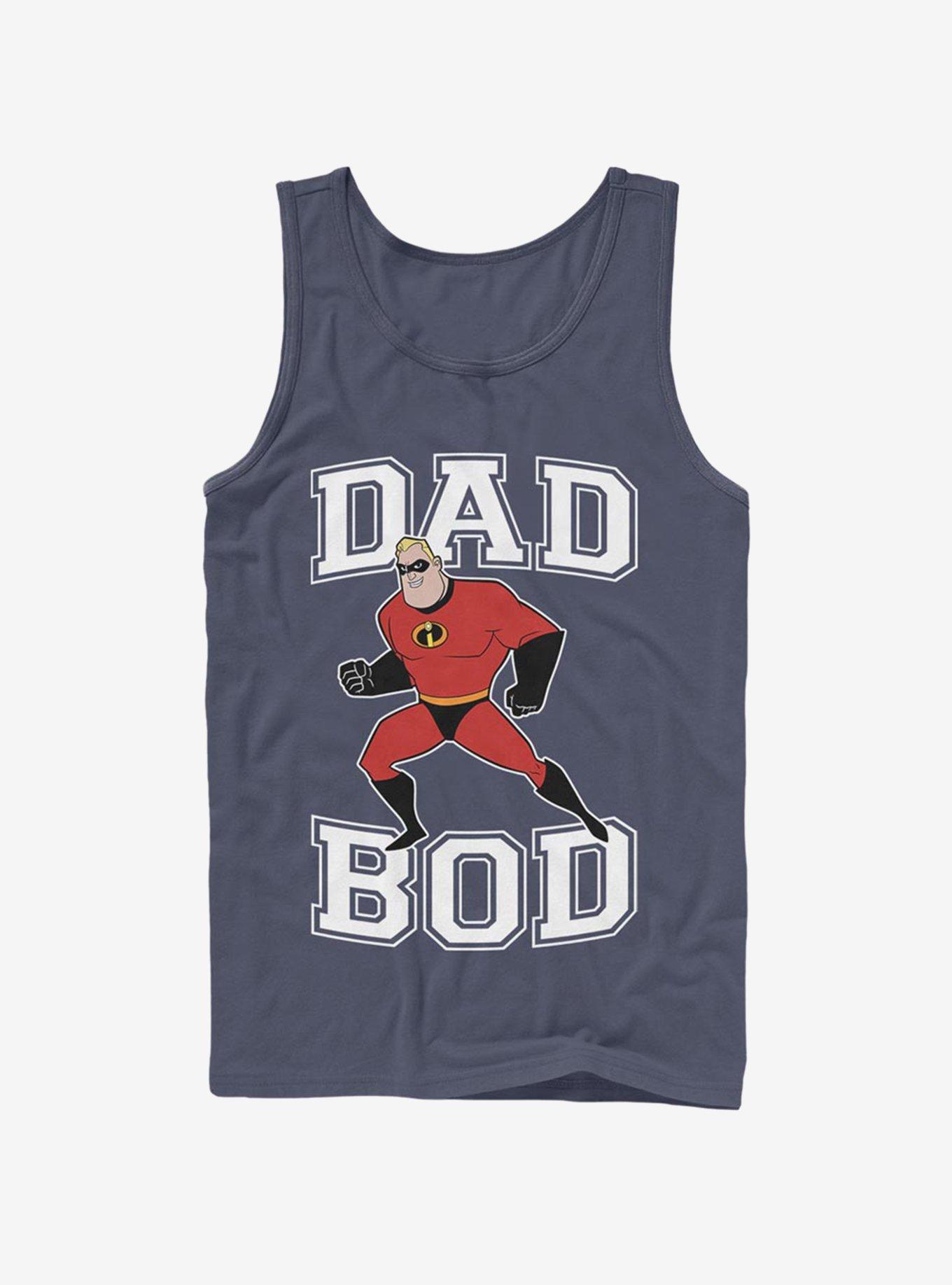 Disney Pixar The Incredibles Dad Bod Tank, NAVY, hi-res