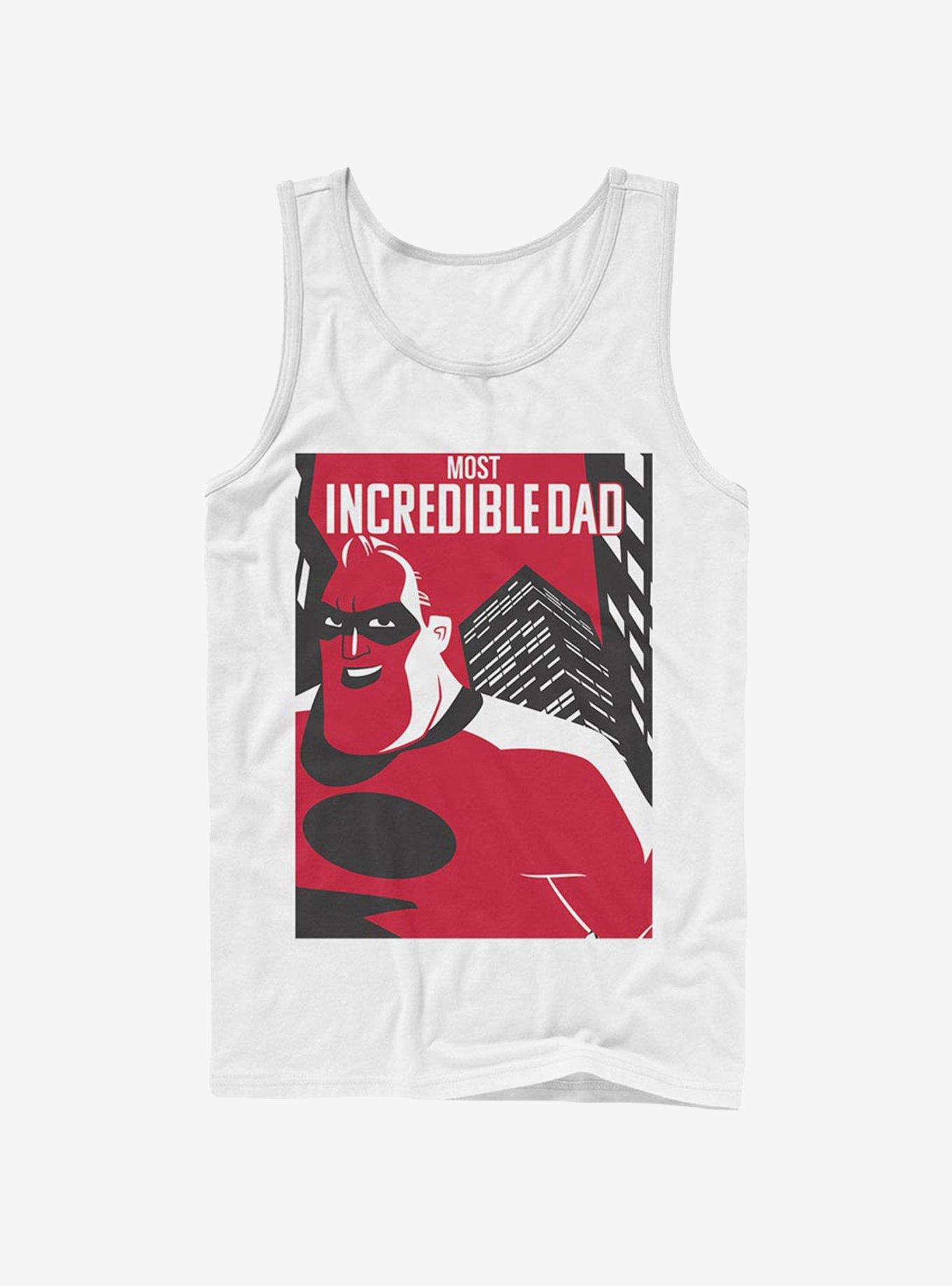 Disney Pixar The Incredibles Dad Poster Tank, , hi-res