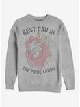 Disney The Lion King Pride Lands Dad Crew Sweatshirt, ATH HTR, hi-res