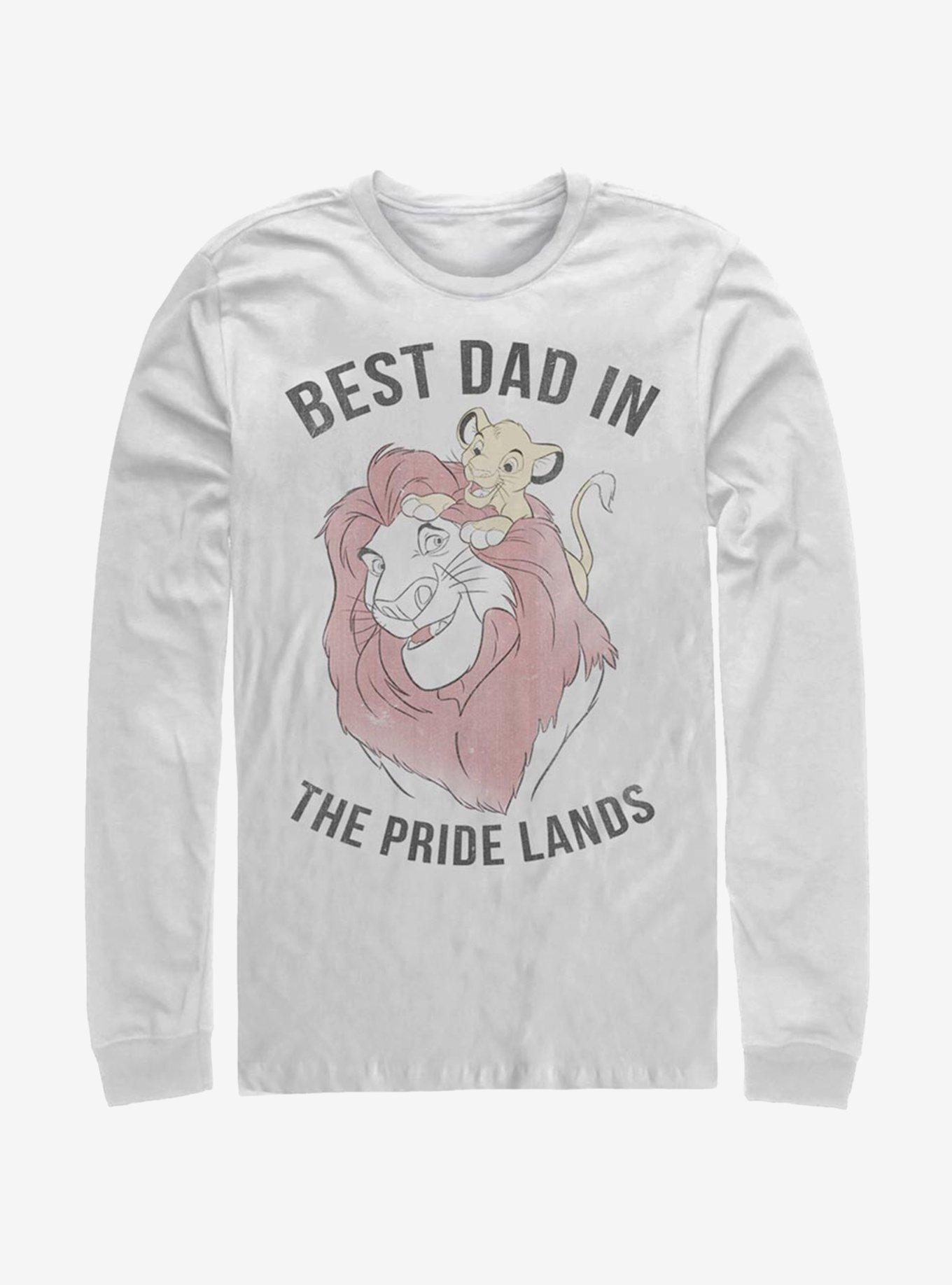 Disney The Lion King Pride Lands Dad Long-Sleeve T-Shirt, WHITE, hi-res