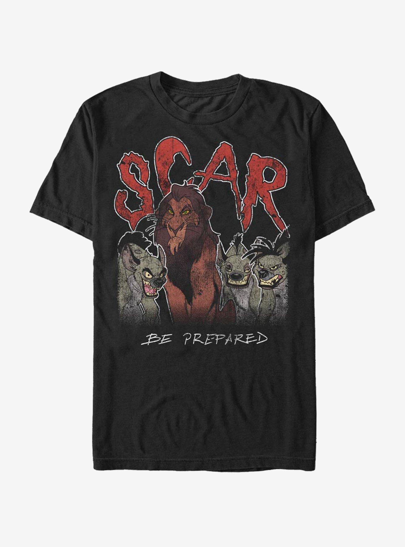 Disney The Lion King Scar And The Hyenas T-Shirt, BLACK, hi-res