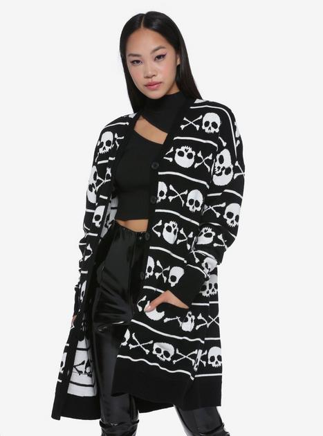 トップス SKULL CAMO CARDIGAN - BLACK 71qS-zTj2ML._SY350_QL65_.jpg